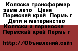 Коляска трансформер зима-лето › Цена ­ 4 500 - Пермский край, Пермь г. Дети и материнство » Коляски и переноски   . Пермский край,Пермь г.